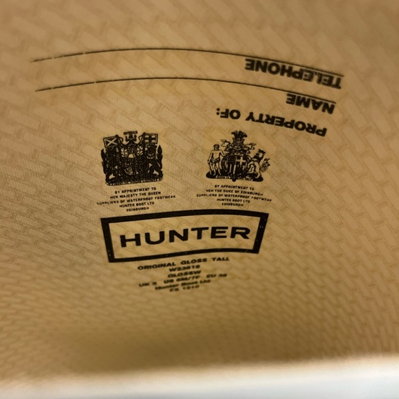 Light Blue Hunter Rain Boots - Picture 5 of 5